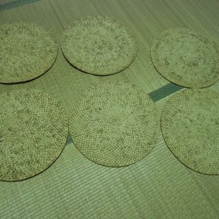 夏向け 円形 座布団 円座 お譲りします。まとめての場合は割引価...