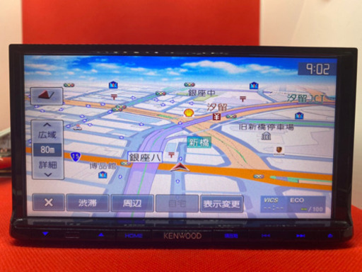 KENWOOD 彩速 MDV-L502 フルセグ 2021年地図更新　フルセット