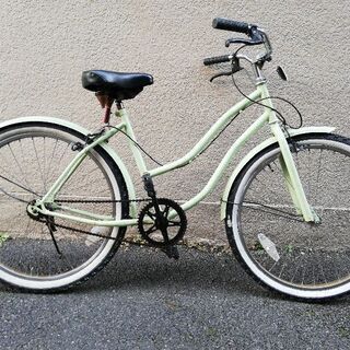 レトロチックなお洒落な自転車　現状販売　フレーム塗り替えてます