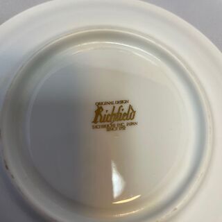 洋食器リッチフィールド(たち吉)　コーヒーカップ&ソーサー(5P)未使用品の画像
