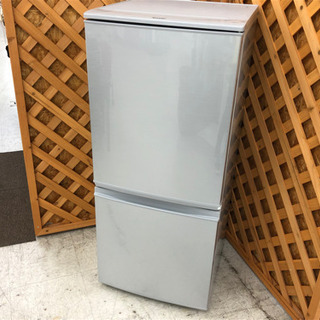 【愛品館江戸川店】「保証有り」SHARPシャープ　137L　2ドア冷凍冷蔵庫「SJ-D14B-S」（2016年製）お問い合わせID:143-013407-007　配送近隣1,100円～