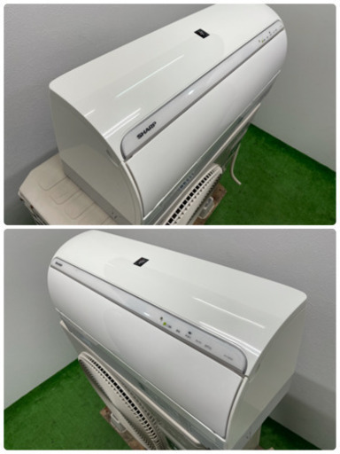 シャープ/ＳＨＡＲＰ　ルームエアコン　プラズマクラスター　～１４畳　おそうじ機能付き　AY-C40SXーW