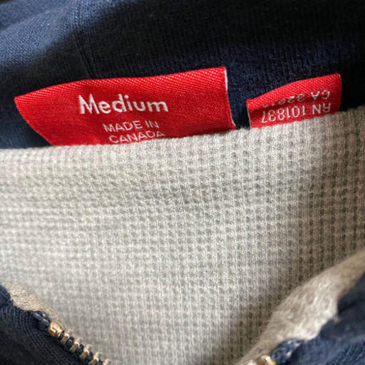 supreme アーチロゴ ジップパーカー