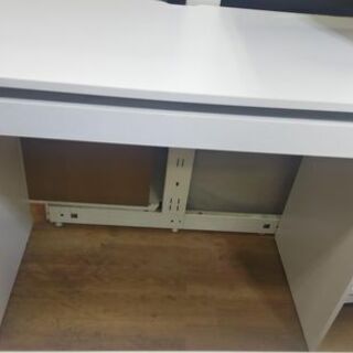 【着払い対応可能！！旧鹿児島市内送料無料】 リサイクルストアスターズ城西店パーソナルデスク　ホワイトの画像