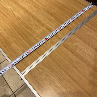 アウトドアテーブル レジャーテーブル アルミテーブル 120cm 高さ調整 アルミ製 折り畳み 花見 BBQ レジャー キャンプ ベージュの画像