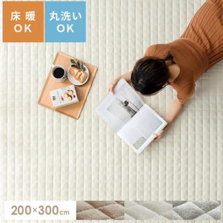 200×300！年中使える素材のラグです！☆こちらもサイズ合わな...