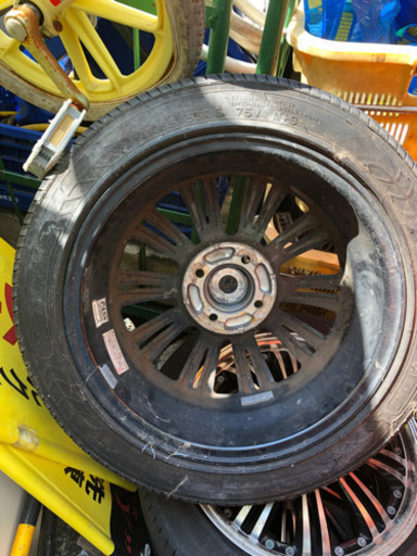 BADX LOXARNY TARKUS 18インチ 7.5J +42 PCD114.3 5H 215/45R18 エスティマ/アルファ