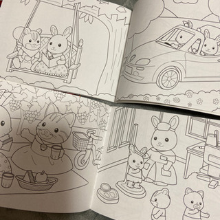 ポケモン　シルバニア　ぬりえ　セットの画像