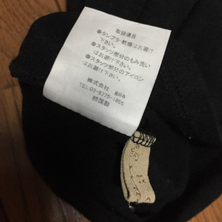 GOA タンクトップ 黒 フリーサイズの画像