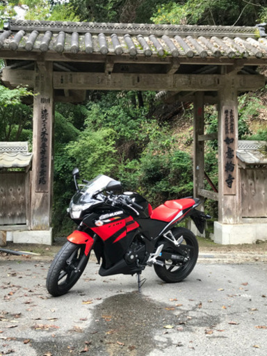 CBR250R 無限カラー　スマホホルダー、右側予備装甲（新品）付き