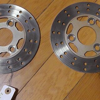 中古　ヤマハジョグＺＲ(3YK)　ディスクローター　2枚組　