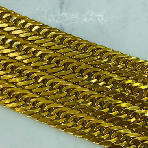 【中古品】K18 8面トリプル 50.0g 60cm［604］