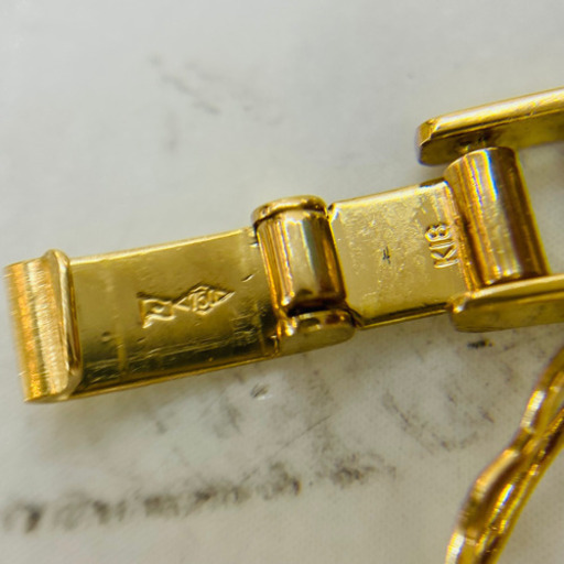 【中古品】K18 8面トリプル 50.0g 60cm［604］