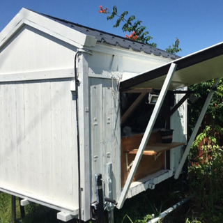 移動販売　小屋　スズキ　キャリー DA63Tに載せてました