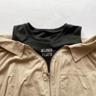 【受け渡し確認中】♪Pink latte 重ね着風？　肩あき　トップス♪の画像