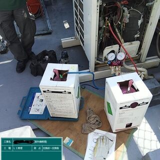 ★冷暖房の効きの悪いエアコンのフロン冷媒ガス入替充填致します★