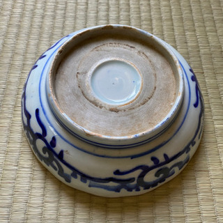 明治〜大正時代の なます皿です。未使用長期保管品。昭和レトロなお店を始める方などに！の画像