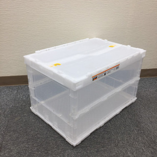トラスコ中山　フタ付き折りたたみコンテナ　オリコン　５個