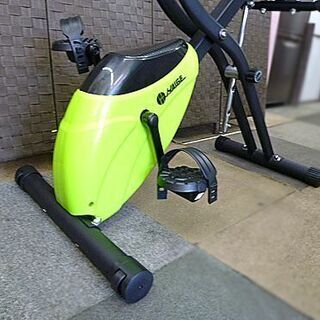 ☆ 【HAIGE フィットネスバイク HG-QB-J917B】静音 負荷10段階 ライムグリーン エアロバイク スピンバイク ダイエットに 筋トレに ハイガー 札幌 東区の画像