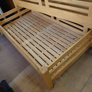 【愛品倶楽部柏店】木製3段ベッド　2段ベッド+子ベッド【店舗同時販売中】の画像