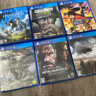 PS4ソフト8本セット モンスターハンター ファイナルファンタジ...