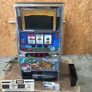 【商談中】K）スロット台　忍魂　　パチソロ　キー無し 訳有り品