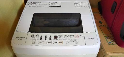 4.5kg 洗濯機 使用頻度低いです。