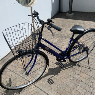 【受渡し決定】青い自転車　27インチの画像