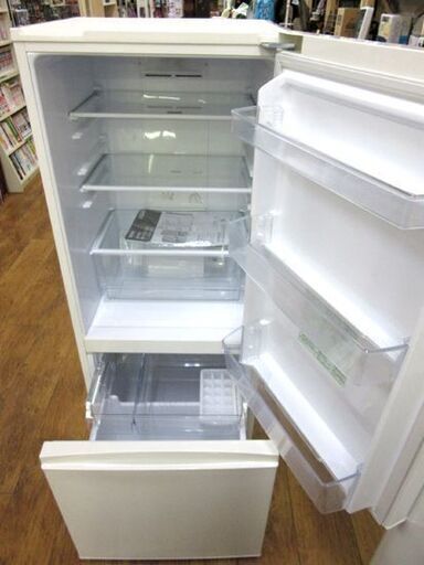 AQUA 2ドア冷蔵庫 AQR-18H 184L 2018年製 ホワイト アクア 家電 100Lクラス 札幌 厚別店