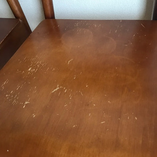 【受渡し待ち】木の椅子　アンティーク　2脚セットの画像