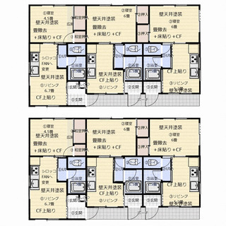 🏢一棟貸しテナント★駐車場2台無料・なんと全6部屋！！福祉・宿泊...