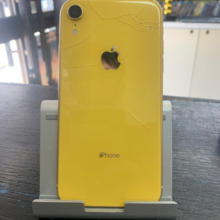 【SIMフリー】背面割れ iPhoneXR 128GB イエロー...