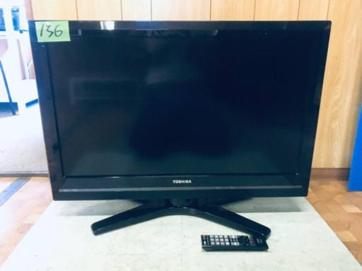 ①136番 東芝✨液晶カラーテレビ✨32R1‼️