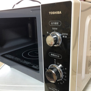高年式 東芝 オーブンレンジ 2023年製 ER-S18 ホワイト 18L フラット庫