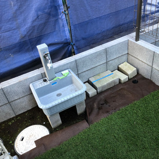 【取引中】エバタ 水栓柱　ガーデニング・エクステリア・外流し台・...