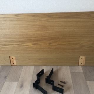 無印良品 オーク材 シングルベッド ヘッドボード