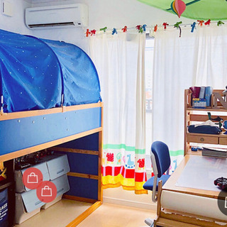 イケア IKEA★KURA キューラ リバーシブルベッドとテント...