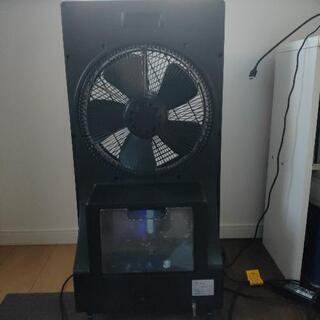 ミストで涼しい扇風機 の画像