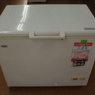 【店頭受け渡し】Haier　上開き式冷凍庫　JF-NC319A　319L　2012年製　中古品