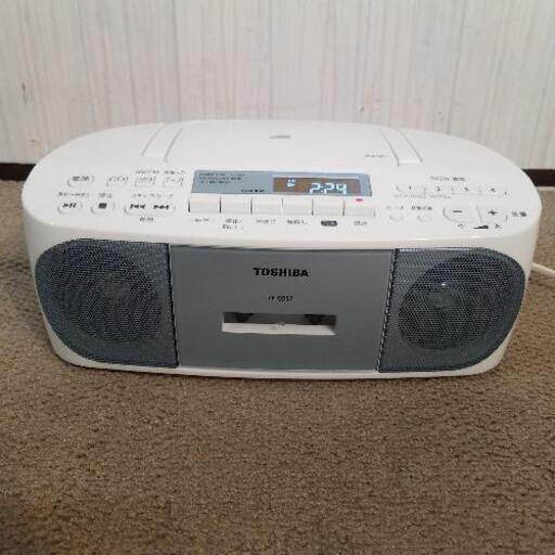【美品】東芝 CDラジオカセットレコーダー TY-CDS7 2019年製品