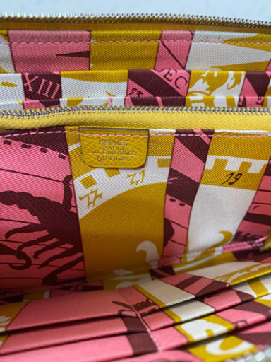 【HERMES】シルクイン アザップ ロングウォレット