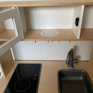 IKEA キッチン　おままごとキッチン　木製　引き取りに来られる方の画像
