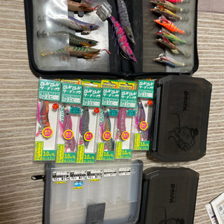 エギ　多数　タックルボックス付