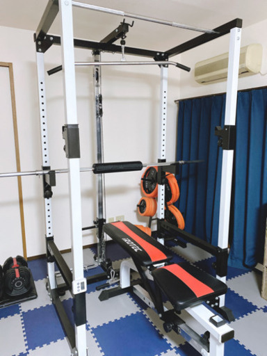 【値下げ交渉可】ベンチプレス・スクワットも全て可能！パワーラック