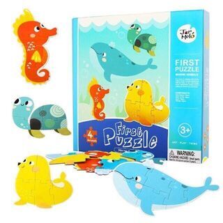 子供パズル; 海洋生物; 18ピース（並行輸入品）