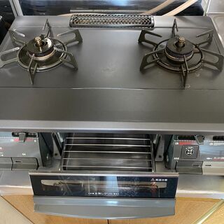 ガステーブル（グリル付き）Siセンサーコンロ