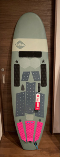 最終値下げ⭐︎新品⭐︎ソフテック  サーフボード⭐︎フルデッキ6.0グリーン