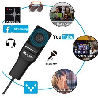 【新品・未使用】PC マイク USBマイク PS4 マイク マイクセット 単一指向性 防振構造 専用三脚 ポップガード マイクショックマウント マイクスタンド 高音質 録音 生放送 YOUTUBE ゲーム実況 Windows/Mac/PS4対応の画像