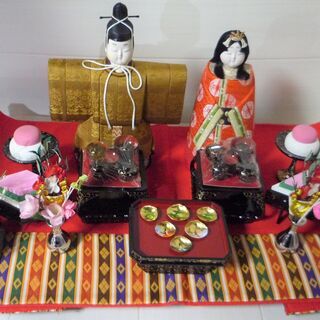 ☆真多呂 立雛 ひな人形 桃の節句 古今人形◇子供の健やかな成長を