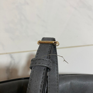 　馬蹄　バック　グレー　の画像